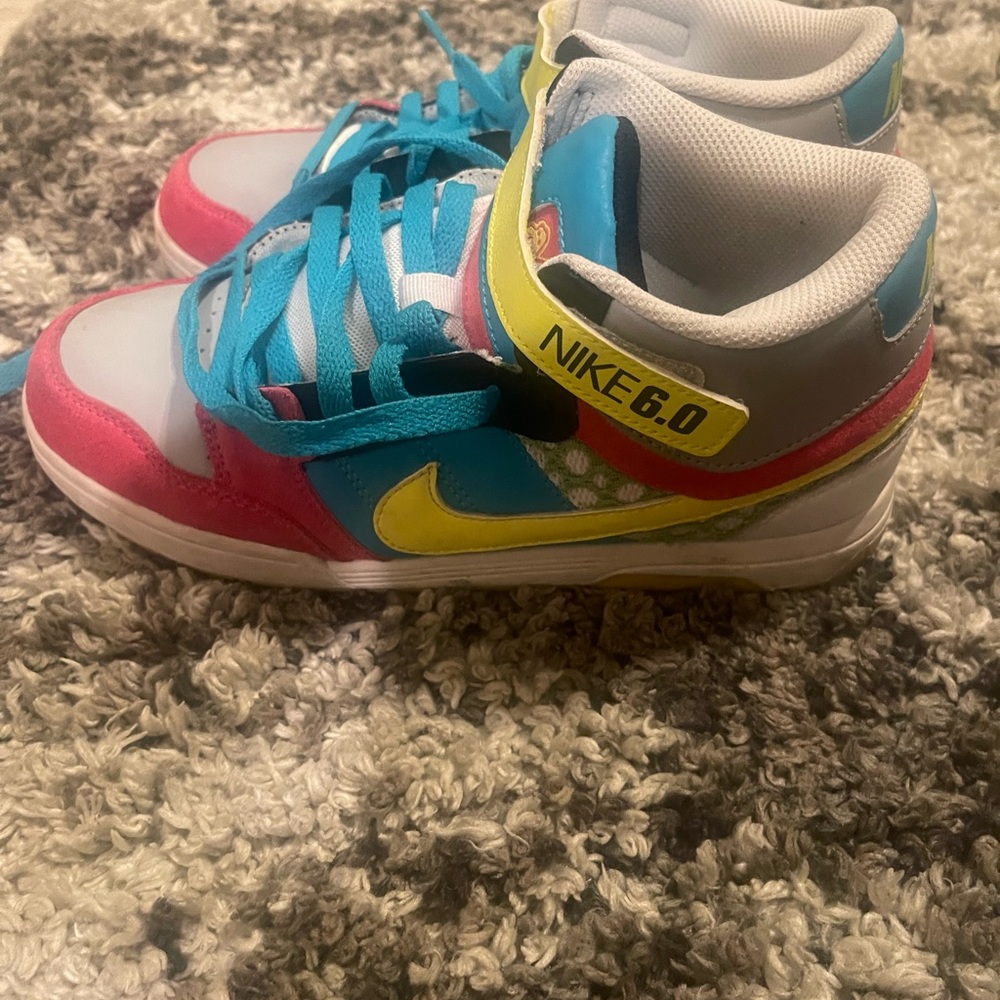 Nike Kids Multicolor Sneakers - Pink, Blue, Yellow